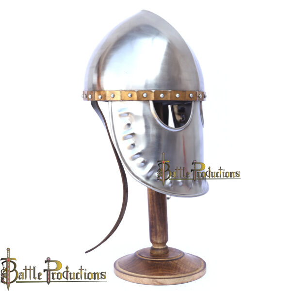 Medieval Brass Trim Italo-Norman Helmet (BPHL2257)