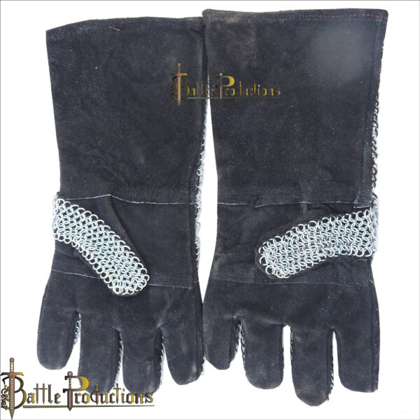 Medieval Round Butted Chainmail Gauntlets (BPGS2429) - Image 4