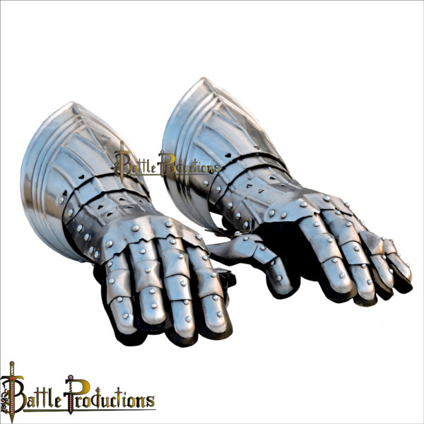 Medieval Fantasy Gothic Articulated Gauntlets (BPGS2425) - Image 2