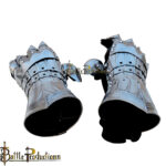 Medieval Fantasy Gothic Articulated Gauntlets (BPGS2425) - Image 4