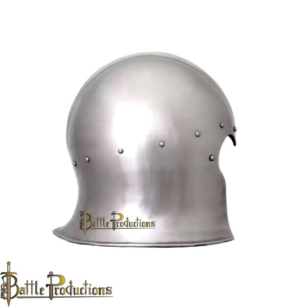 Medieval Italian Open Face Barbute Helmet (BPHL2340) - Image 3