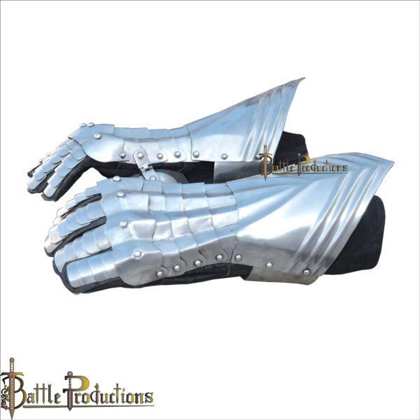 Medieval Steel Knight Gauntlets (BPGS2411) - Image 4