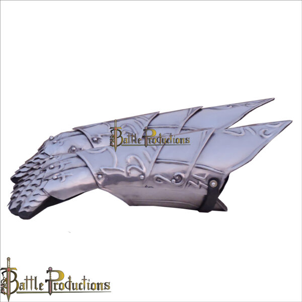 Medieval Knight Steel Gauntlets (BPGS2412) - Image 3