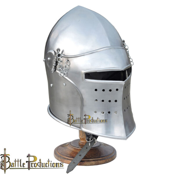 Medieval Visored Barbuta Helmet (BPHL2281)