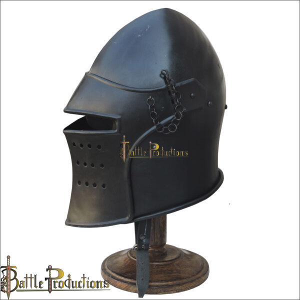 Medieval Visored Barbuta Helmet (BPHL2302) - Image 3