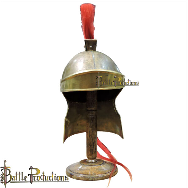 Roman Praetorian Style Helmet Red Plume (BPHL2336) - Image 2