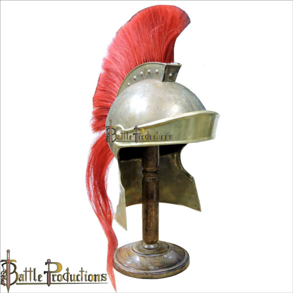 Roman Praetorian Style Helmet Red Plume (BPHL2336)