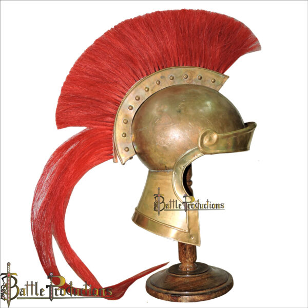 Roman Praetorian Style Helmet Red Plume (BPHL2336) - Image 3