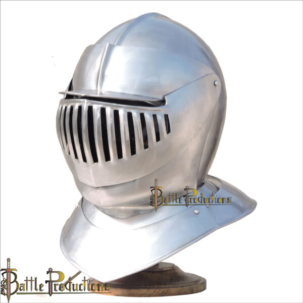 Medieval Knight Combat Closed Helmet (BPHL2358) - Image 2