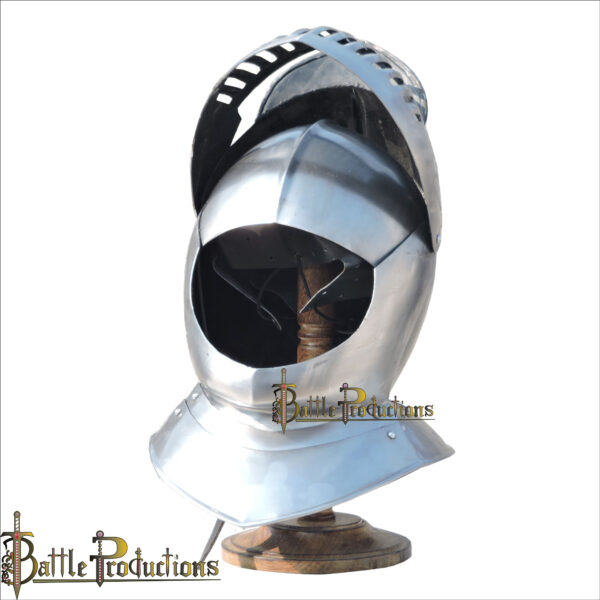 Medieval Knight Combat Closed Helmet (BPHL2358) - Image 4