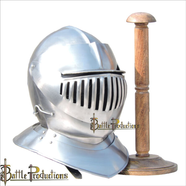 Medieval Knight Combat Closed Helmet (BPHL2358) - Image 5