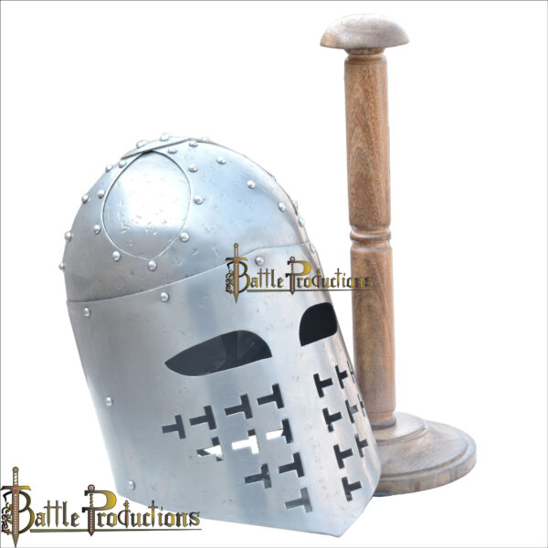 Medieval Spangenhelm Helmet (BPHL2289) - Image 5