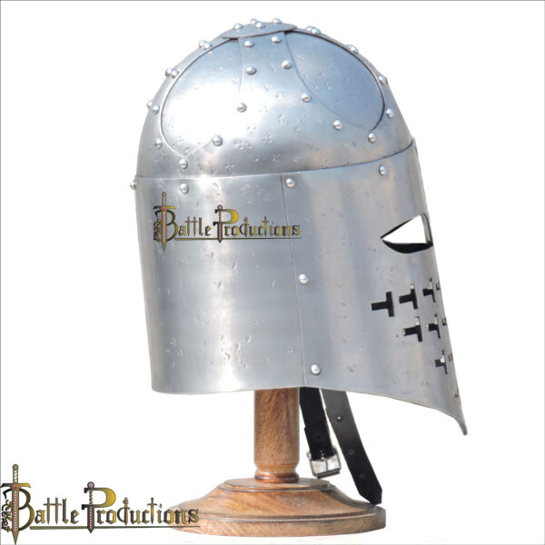 Medieval Spangenhelm Helmet (BPHL2289) - Image 6