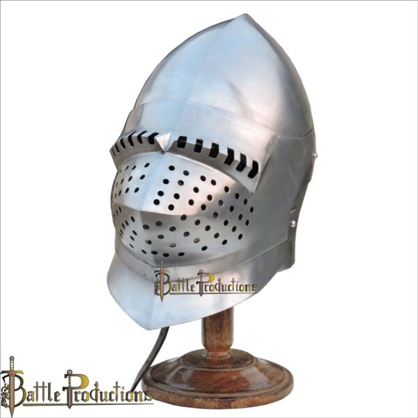 Medieval Hound Skull Pig Face Bascinet Helmet (BPHL2360) - Image 2