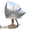 Medieval Hound Skull Pig Face Bascinet Helmet (BPHL2315) - Image 5