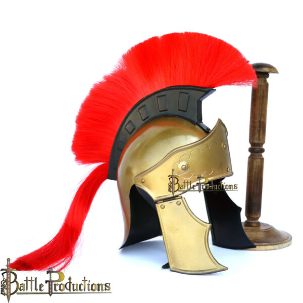 Roman Praetorian Style Helmet Red Plume (BPHL2273) - Image 5