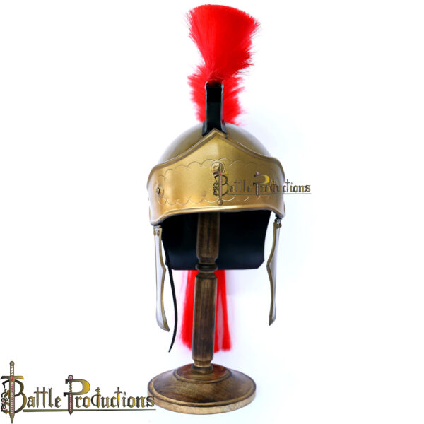 Roman Praetorian Style Helmet Red Plume (BPHL2273) - Image 2