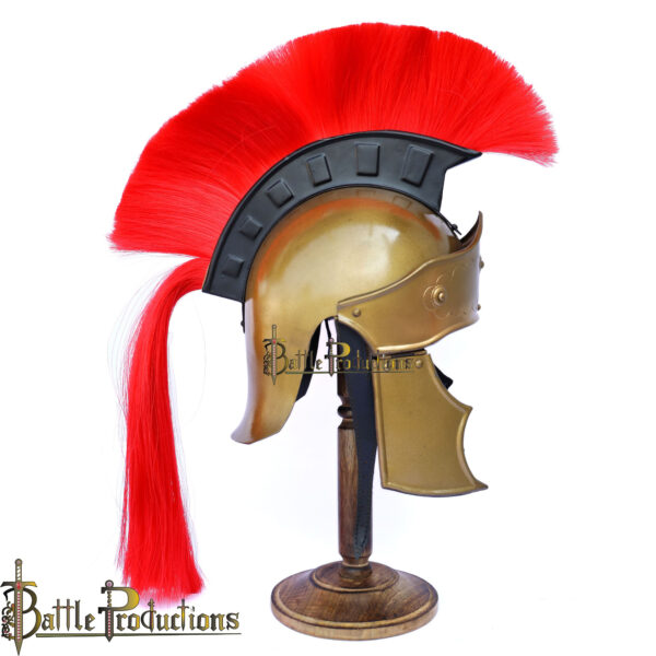 Roman Praetorian Style Helmet Red Plume (BPHL2273) - Image 6