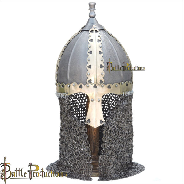 Russian Medieval Helmet with Aventail (BPHL2361) - Image 2