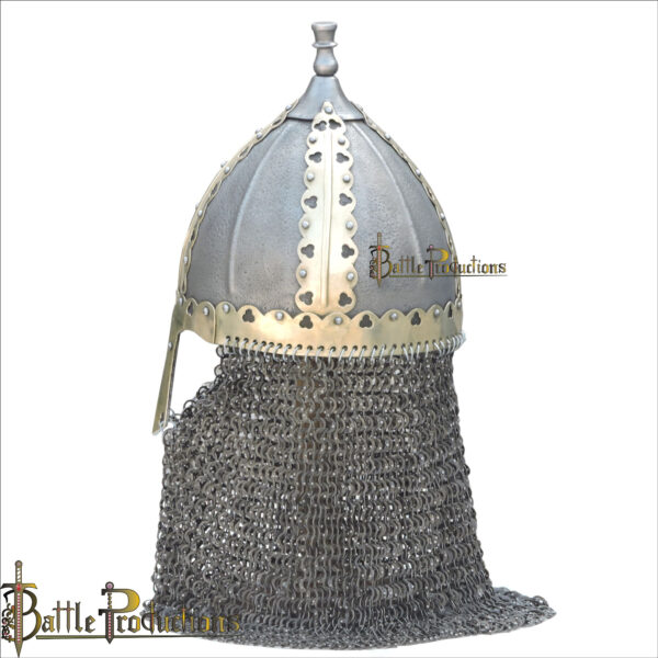 Russian Medieval Helmet with Aventail (BPHL2361) - Image 4