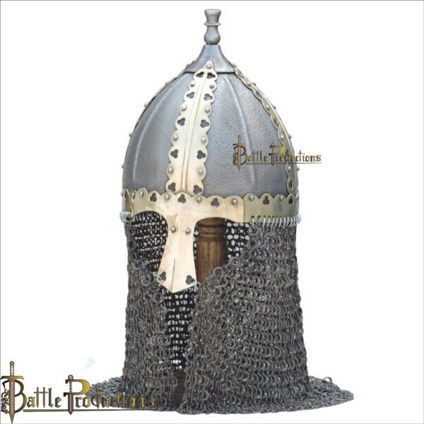 Russian Medieval Helmet with Aventail (BPHL2361) - Image 3