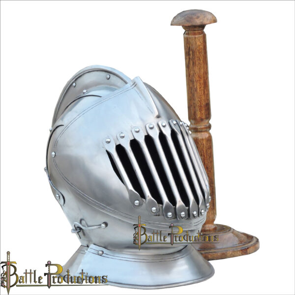 Medieval Knight Combat Closed Helmet (BPHL2319) - Image 4