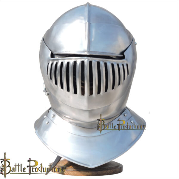 Medieval Knight Combat Closed Helmet (BPHL2358) - Image 3