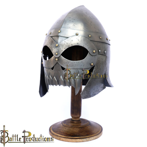 Medieval Functional Dark Warrior Helmet (BPHL2275) - Image 2