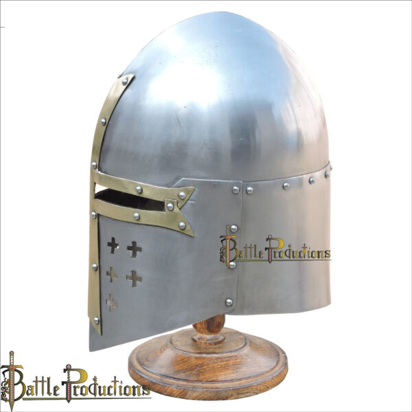 Medieval Templar Sugarloaf Helmet (BPHL2341) - Image 4