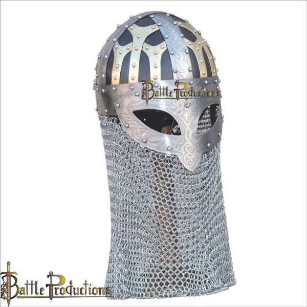 Viking Spectacle Helmet, Spangenhelm with Aventail (BPHL2277)