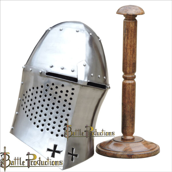 Medieval Fantasy Templar Helmet (BPHL2356) - Image 5