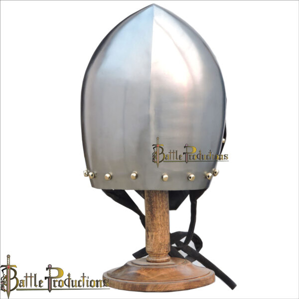 Medieval Klappvisor Bascinet Helmet (BPHL2298) - Image 4