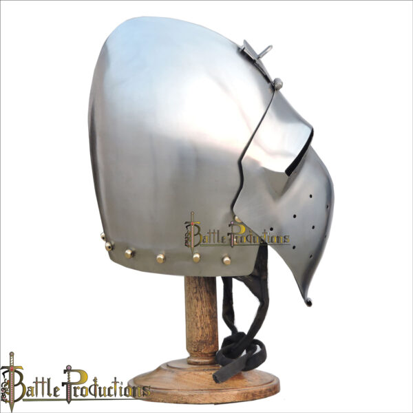 Medieval Klappvisor Bascinet Helmet (BPHL2298) - Image 2