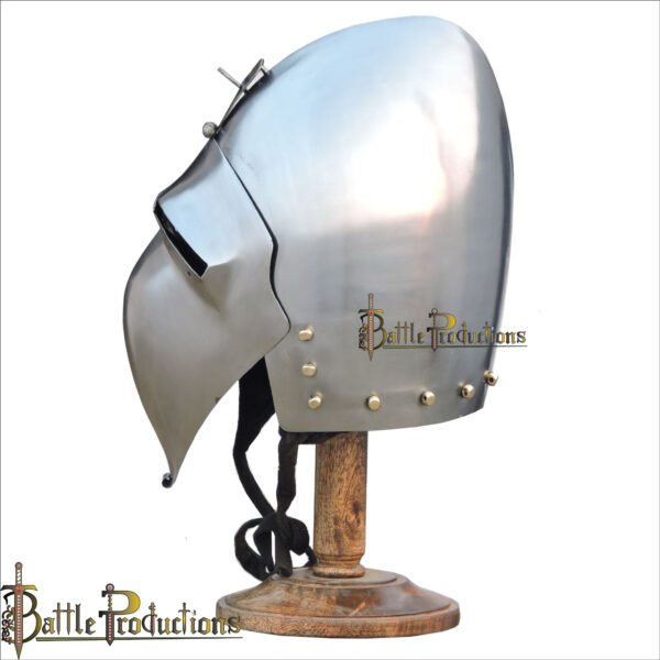 Medieval Klappvisor Bascinet Helmet (BPHL2298) - Image 3