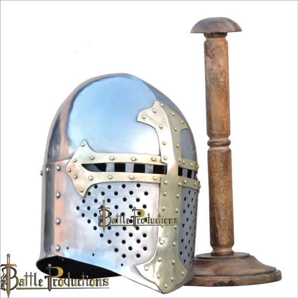 Medieval SCA Combat Sugarloaf Helmet (BPHL2292) - Image 6