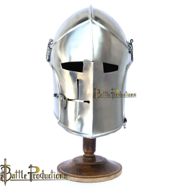 Medieval Visored Barbuta Helmet (BPHL2343) - Image 2