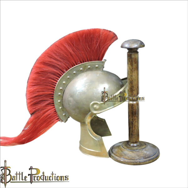 Roman Praetorian Style Helmet Red Plume (BPHL2336) - Image 5