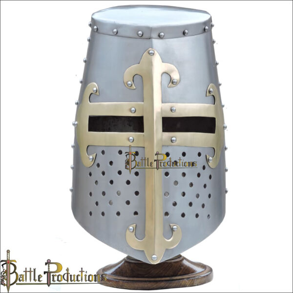 Medieval Crusader Knight Templar Helmet (BPHL2352) - Image 2