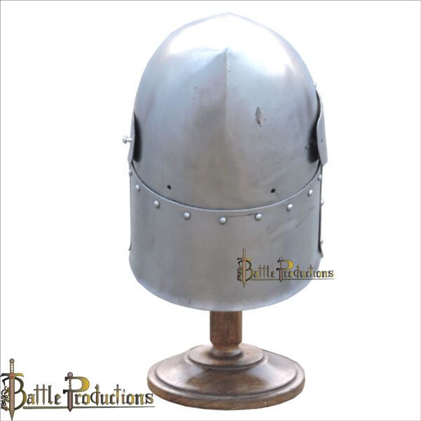 Medieval Visored Bascinet Helmet (BPHL2290) - Image 5