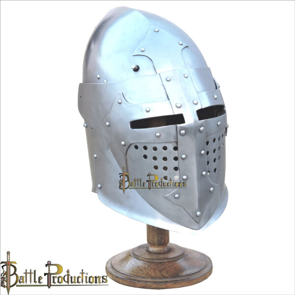 Medieval Visored Bascinet Helmet (BPHL2290)