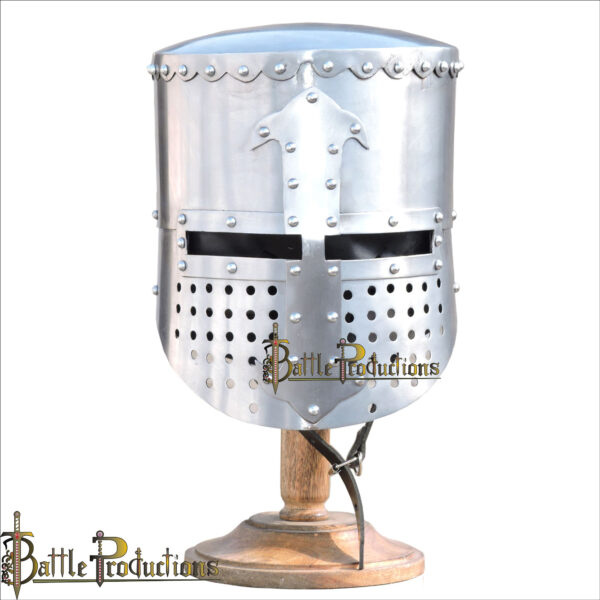 Medieval Crusader Templar Knight Helmet (BPHL2293) - Image 2