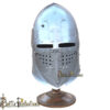 Medieval Visored Bascinet Helmet (BPHL2290) - Image 2