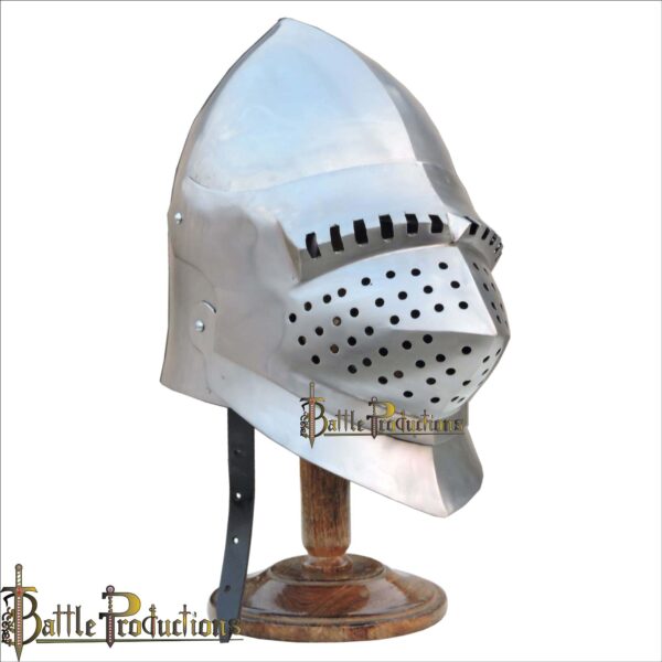 Medieval Hound Skull Pig Face Bascinet Helmet (BPHL2360)