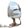 Medieval Hound Skull Pig Face Bascinet Helmet (BPHL2315)