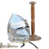 Medieval Hound Skull Pig Face Bascinet Helmet (BPHL2315) - Image 4