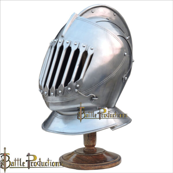 Medieval Knight Combat Closed Helmet (BPHL2319) - Image 3