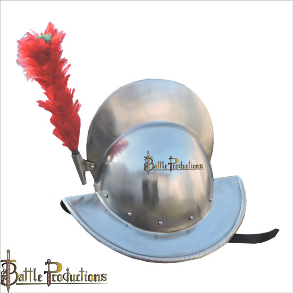 Spanish Comb Morion Helmet with Plume (BPHL2363)