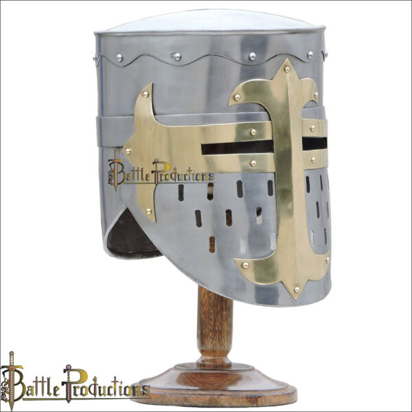 Medieval Templar Crusader Knight Helmet (BPHL2378)