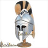 Italo Corinthian Helmet with Plume (BPHL2308) - Image 3