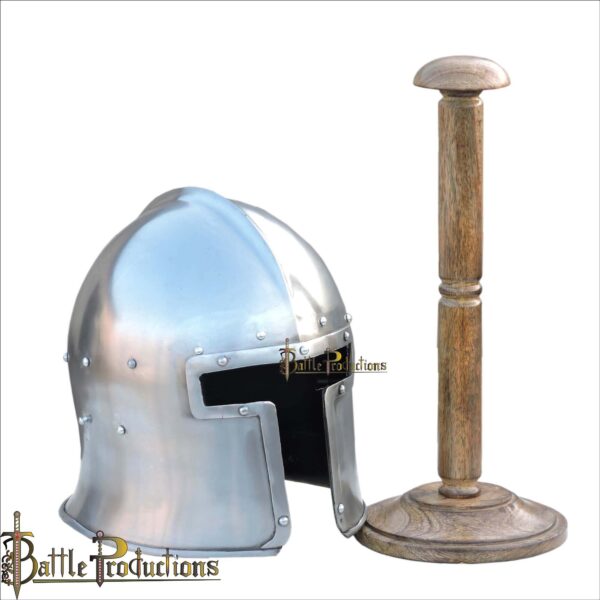 Medieval T Face Barbuta Helmet (BPHL2322) - Image 7